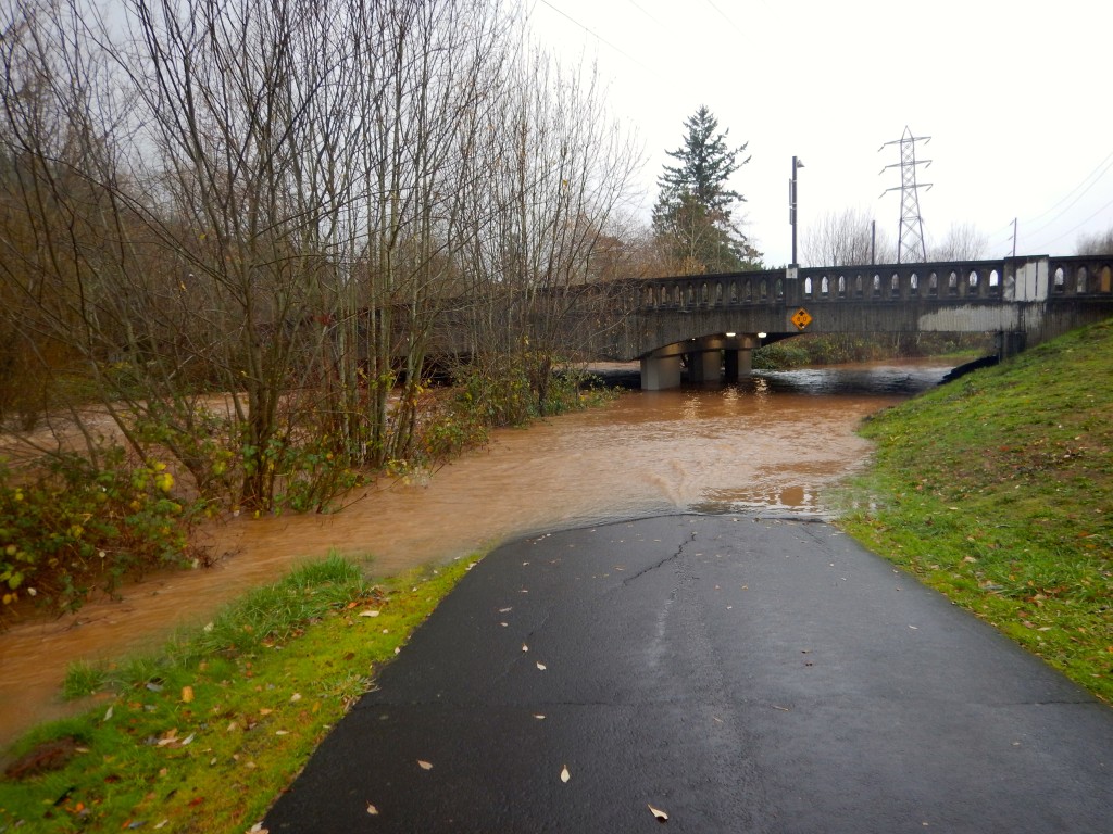 springwater corridor flooded